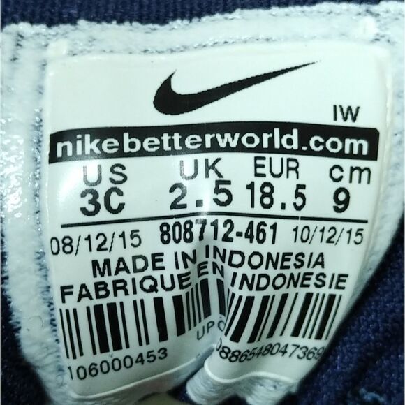 Nike LeBron XIII CBV Basketball Sneakers‎ Shoes Infant Size 3 C Blue, Red - Picture 8 of 8